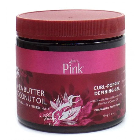 Pink Shea Coconut Curl-Poppin Defining Gel 16oz