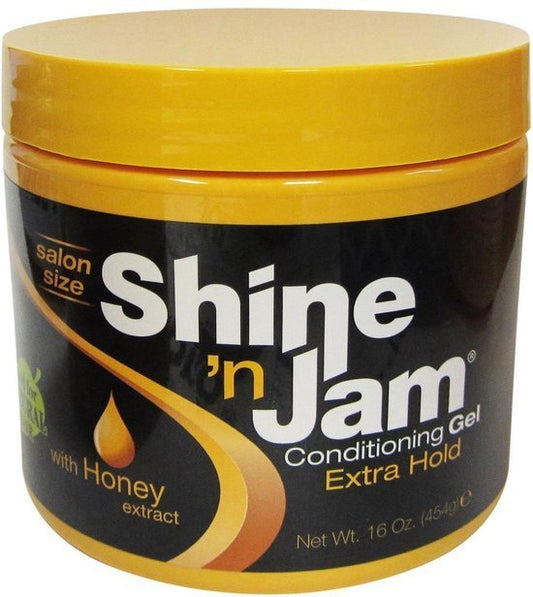 Ampro Shine’n Jam Conditioning Gel Extra Hold 16 oz