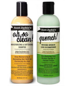 Aunt Jackie's - (2 Pieces Set) Oh So Clean Shampoo & Quench-Leave-In Conditioner